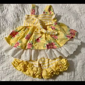 Girls 2 piece dress and pants